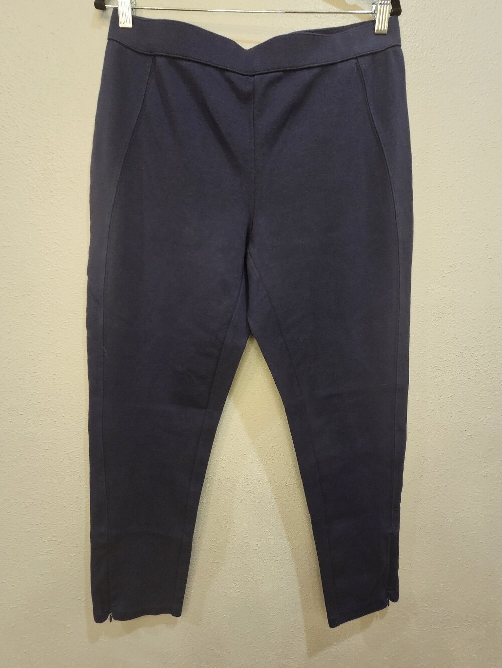 Isaac Mizrahi Live! Navy Stretch Ponte Pants